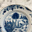 Early Antique Dutch Delft Blue and White Landscape Plate or Platter