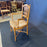 French Provincial Style Rush Seated Wheat Sheaf Arm Chairs or Dining Chairs, Set of 6