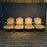 Set of Four French Louis XV Carved Armchairs with Cut Velvet Mohair Upholstery