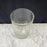 Hand-Blown Clear Glass Hurricane Vase, Footed Candle Holder and Centerpiece