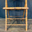 Pair of Midcentury Tortoiseshell Bamboo Folding Chairs with Bamboo and Rattan Tray Table
