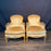 Fine French Pair Louis XV Armchairs or Bergeres with Brass Tacking