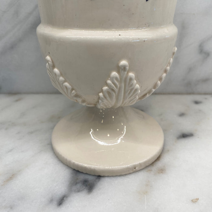 Antique Italian Apothecary Jar Venetian Porcelain Urn Large