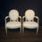 French Pair Louis XVI Painted Armchairs or Fauteuils