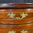 Pair of French Louis Xv Inlaid Marquetry Side Tables, Nightstands or Bed Side Tables with Ormolu Accents