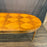 Midcentury French Louis XVI Style Walnut Parquetry Oval Extension Dining Table with Two Leaves