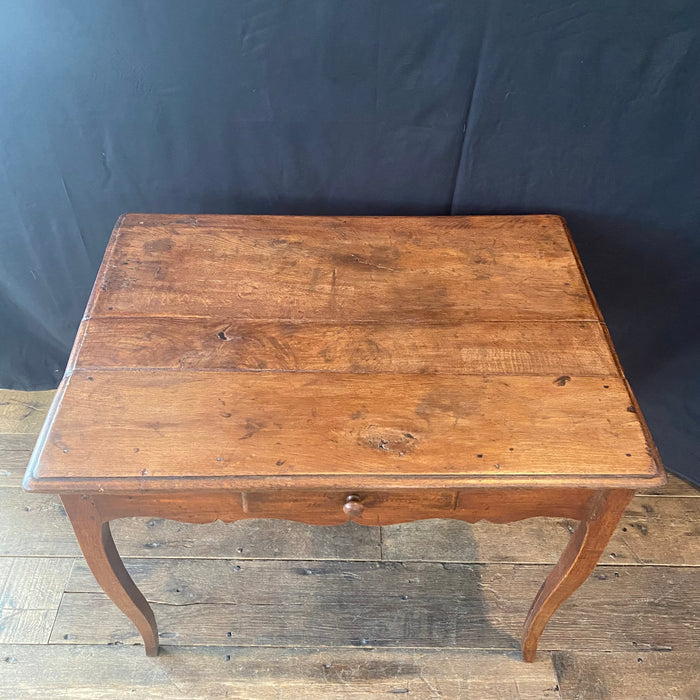French Louis XV Walnut Side Table, Desk or Writing Table 19th Century