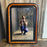 French Louis Philippe Faux Painted Mirror with Original Plate