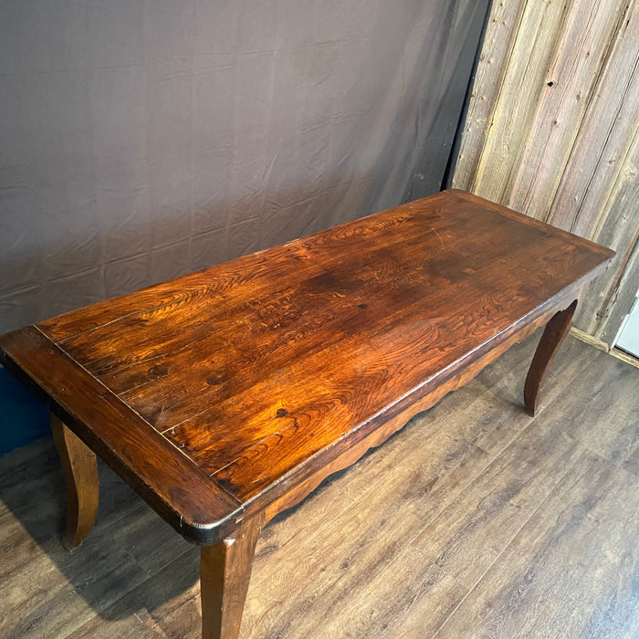 Antique Country French Provincial Farmhouse Dining Table