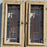 Pair of 19th Century French Doors with Wrought Iron Panels