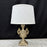 Antique Silver Urn Table Lamp with Elaborate Foliate Carving and Scrolled Handles (2 available)