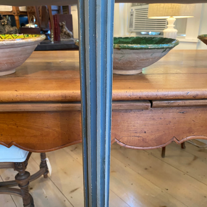 Antique French Floor Lamp Hand Carved and Painted 19th Century