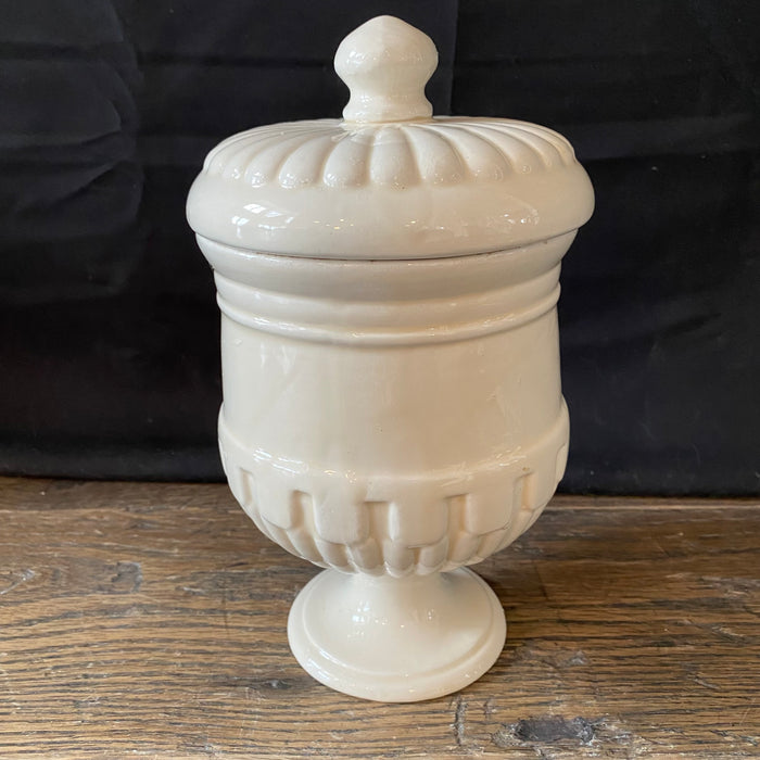 Antique Italian Apothecary Jar Venetian Acetosa Porcelain Urn Large