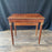 French Inlaid Game Table with Reversible Felt Top and Original Backgammon and Other Game Pieces