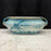 French Faience Three-Piece Vase and Jardinière Set with Swallows by Keller and Guerin