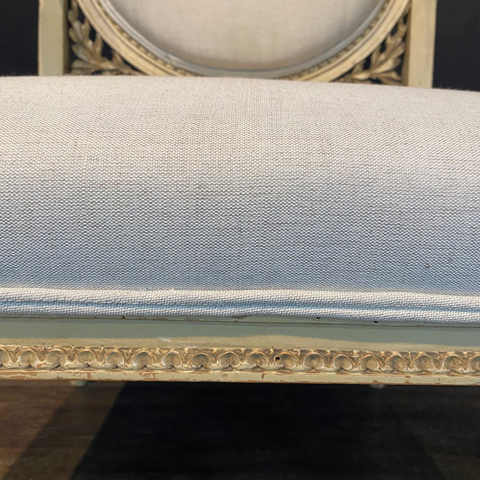 Pair of Antique French Neoclassical Armchairs or Fauteuils Louis XVI