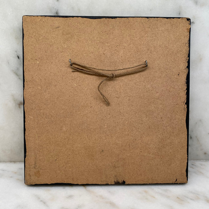 Dog Portrait Original Oil British of a Reclining Dog Signed Pet Portrait