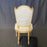 Set of 6 French 19th Century Salon Chairs, Side Chairs or Dining Chairs with Original Gilt and White Paint and New Upholstery