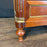 Pair of Antique French Marble Top Petite Commodes, Side Tables or Nightstands with Brass Mounts