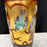 Antique French Limoges Porcelain Hand-Painted Bird Vase with Gold Gilt Glaze, La Porcelaine Limousine