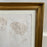 1820 Framed British Artwork Drawing of an Angel Child and Couple in Gold Frame