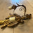 Pair of French Carved Giltwood Two-Light Wall Sconces with Diamond-Carved Urn Motifs