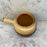 French Yellow Confit Pot or Toupin Pot with Handle