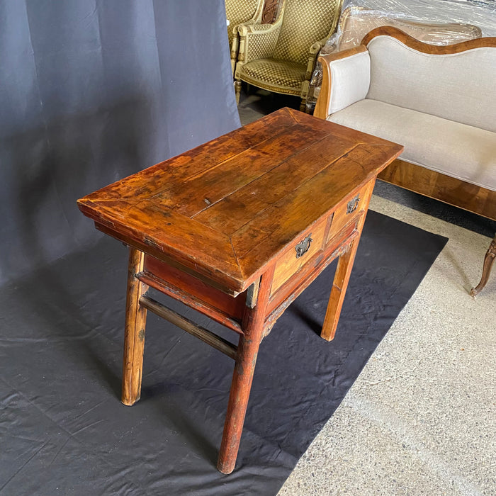 Lovely and Rustic Console, Side table or Accent Table as Found in Maine