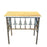 Antique French Wrought Iron Console Table with Marble Top | Balcony Railing Console