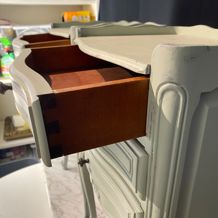 Antique French Pair of Louis XV Nightstands, Bedside Tables or Side Tables