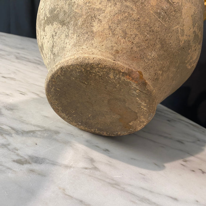 French Confit Pot with Yellow Glaze from the 19th Century #8860