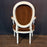 Pair of 19th Century French Louis XVI Carved and Painted Fauteuil Armchairs with Exceptional Carving