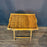Pair of Midcentury Tortoiseshell Bamboo Folding Chairs with Bamboo and Rattan Tray Table