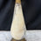 Italian Mid-Century Alabaster Teardrop Table Lamp with Gilt Metal Collar and Base