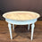 French Louis XVI Antique Painted Marble Top Coffee Table or Accent Table