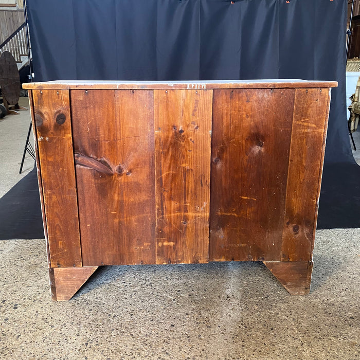 Early Classic Painted 4 Drawer Dresser or Chest of Drawers, 1850-1880 with Hand Painted Maine Scenes