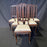 Set of Six French Oak Hand Carved 19th Century Dining Chairs