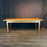 French Provincial Farmhouse Dining Table with Plank Top and Tapered Legs