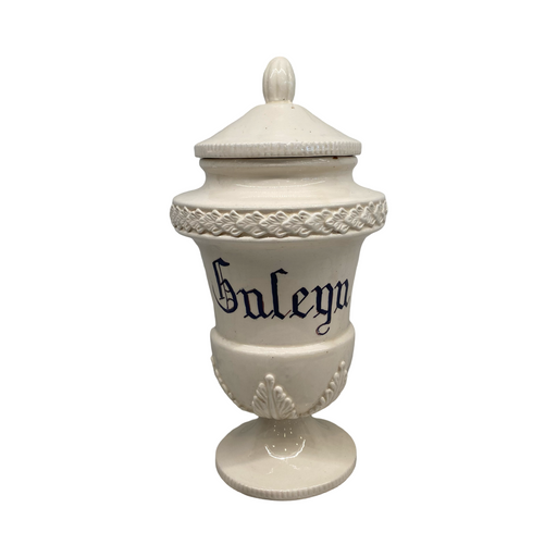 Antique Italian Apothecary Jar Venetian Porcelain Urn Large