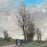 Antique French Painting: Impressionist Landscape from Paris