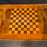 Antique French Inlaid Game Table with Reversible Chessboard Top and Inset Backgammon