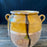 French Large Confit Pot with Yellow Glaze from the 19th Century #7939