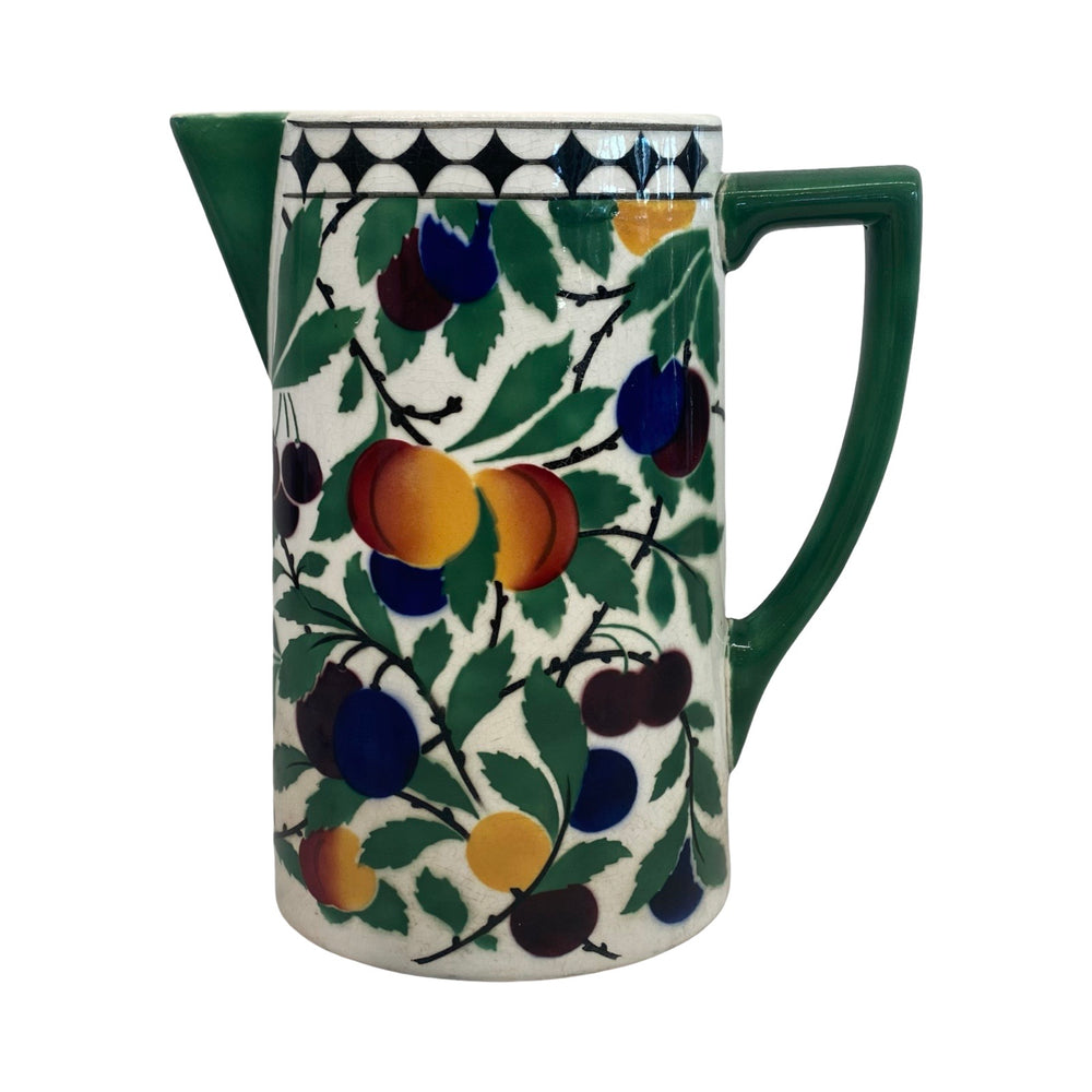 Antique Villeroy & Boch Wallerfangen Saar Basin Fruit Pitcher