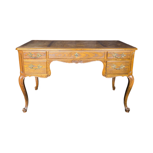 French Louis XV Style Baker Desk or Writing Table