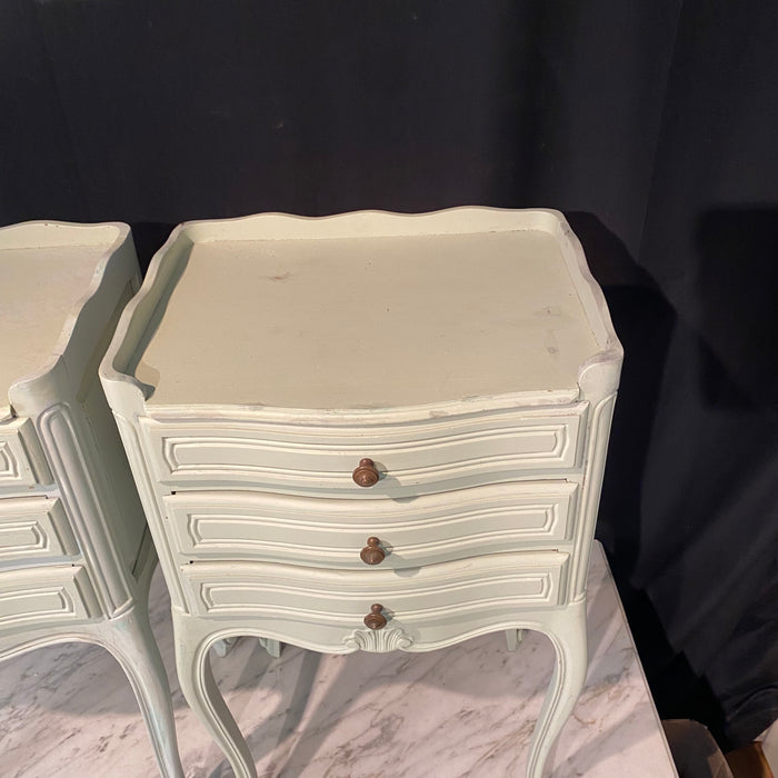 Antique French Pair of Louis XV Nightstands, Bedside Tables or Side Tables