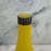 French Art Nouveau Vase Yellow Glass with Pressed Silver Floral Mounts