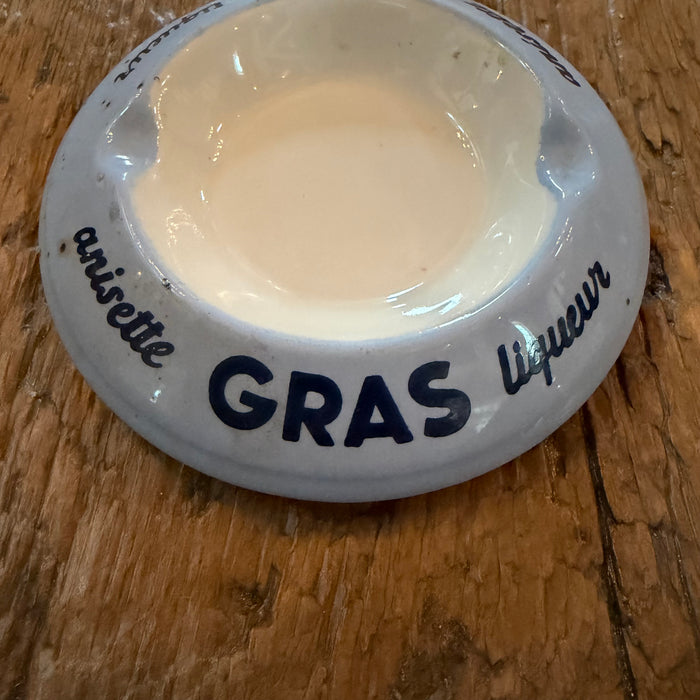 French Advertising Ashtray by Moulin des Loups in Orchies