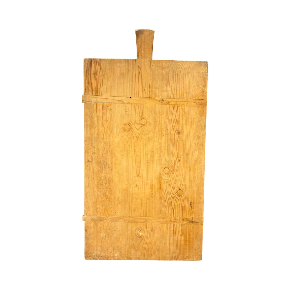 Vintage Large French Round Bread Board, Cutting Board or Charcuterie Board