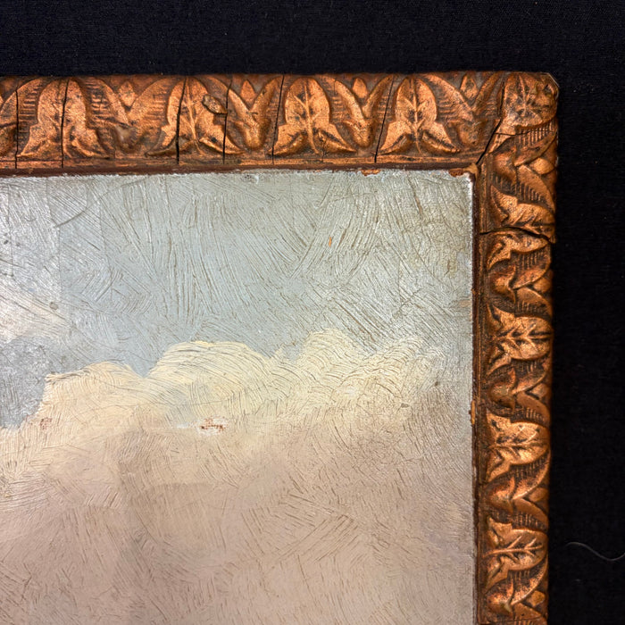 Early 20th Century American Oil on Board Landscape Painting
