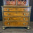 Early 19th Century English Regency Faux Rosewood Secretary Bookcase with Writing Drawer